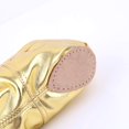 thumbnail image 4 of Nexete Ballet Shoes Split-Sole Slipper Flats Ballet Dance Shoes for Toddler Girl & Women in Gold, Gold Glitter, Silver, Pink,Pink Glitter, Rose Gold, Nude Colors, 4 of 5