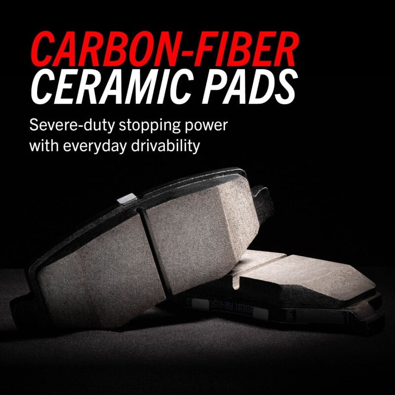 Powerstop Z23-1801 PSBZ23-1801 FRONT Z23 EVOLUTION SPORT CARBON FIBER INFUSED CERAMIC BRAKE PADS