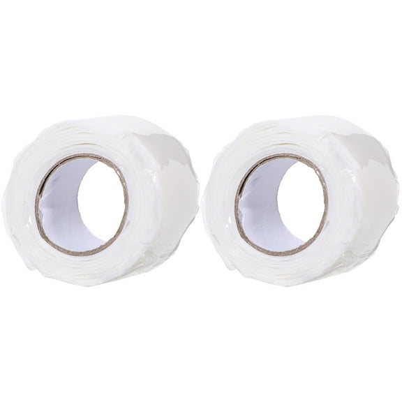 Set of 2 Waterproof Repair Tape Plumbing Duct for Outdoor Use Heavy Duty Seam Sealant