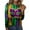 Light Gray, variant on Fgvctg Mardi Gras Shirts for Women Dressy Casual Crewneck Long Sleeve Top Loose Carnival Party Pullover Shirts Cute Mask Graphic Celebration Costumes Black L