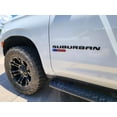 thumbnail image 3 of Set of Two -Premium Aluminum- United States American Flag Oval Decal Emblem Sticker Badge 6"x1" Universal Stick Anywhere 4th of July Car Truck Fender Door Window Glass Patriotic Gift Stocking Stuffer, 3 of 3