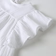 thumbnail image 6 of MXIEZI 1-7 Years Toddler Baby Girls Cotton Dresses Kids Solid Colour Sundress Summer Dress Princess Skirt Little Girls Clothes, 6 of 8