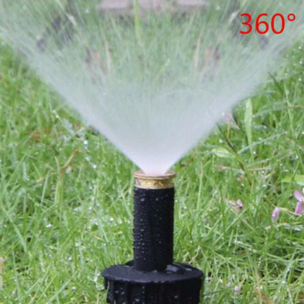 360° Garden Misting Sprinkler Greenhouse System Impact Spray Head Plastic 