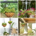 thumbnail image 7 of Harpi Flower Pots Outdoor Clearance, Hanging Basket Coconuts Fiber Planter Inserts Replacement Liner for Flower Pot Gardening Pots, Planters & Accessories, 7 of 7
