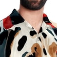 thumbnail image 5 of Spotted Dog Men's Short Sleeve Hawaiian Beach Shirts, Casual Printed Button Down Spread Collar Tops, Summer Unisex Style, 5 of 6