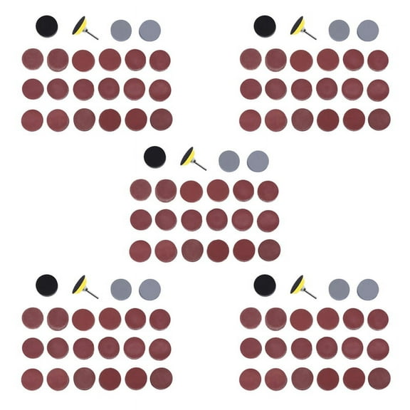 1000Pcs 50mm 2 Inch Sander Disc Sanding Discs 80-3000 Grit Paper with 1Inch Abrasive Polish Pad Plate   1/4 Inch Shank