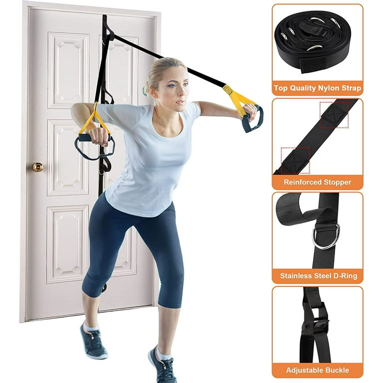 Brebebe Nylon Door Anchor Strap for Resistance Bands Exercises, Multi Point  Anchor Gym Attachment