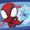 Spiderman, variant on Spidey and His Amazing Friends Plastic Toddler Bed by Delta Children