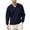 Navy, variant on Dealovy Sweatshirts for Men Long Sleeve V Neck Basic Pullover Mens Casual Sports Shirts Homewear Regular Fitted Sweaters