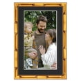 thumbnail image 2 of 12x17 Frame Gold Bamboo With Black Picture Mat For 12x17 Photo - Gold Bamboo 14x19 Frame To Display, 2 of 8