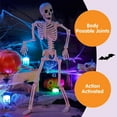 thumbnail image 4 of Ayieyill 5pcs Halloween Skeleton Decorations, Mini Posable Skeletons Halloween Decor for Halloween Decorations Indoor Outdoor, 4 of 8