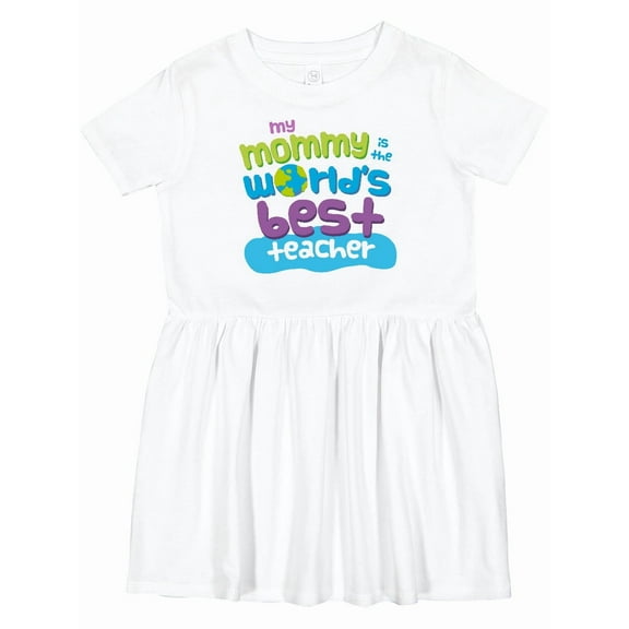 Inktastic Teacher Mommy for Son Girls Toddler Dress