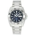 thumbnail image 1 of Seiko Men's SNZG37 5 Sports Automatic Blue Dial Stainless Steel Bracelet Day Date Watch, 1 of 2
