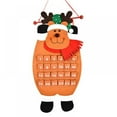 thumbnail image 3 of Santa Claus Snowman Elk Christmas Advent Calendar Pockets Hanging Decoration Xmas Gifts, 3 of 8