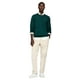 thumbnail image 2 of Jersey Tommy Hilfiger liso con cuello redondo para hombre, color verde ciprés, 2 of 4