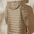 thumbnail image 5 of Winter Mid-Length Hooded Slim Fleece Thickened Jacket Warm Jacket, 5 of 6