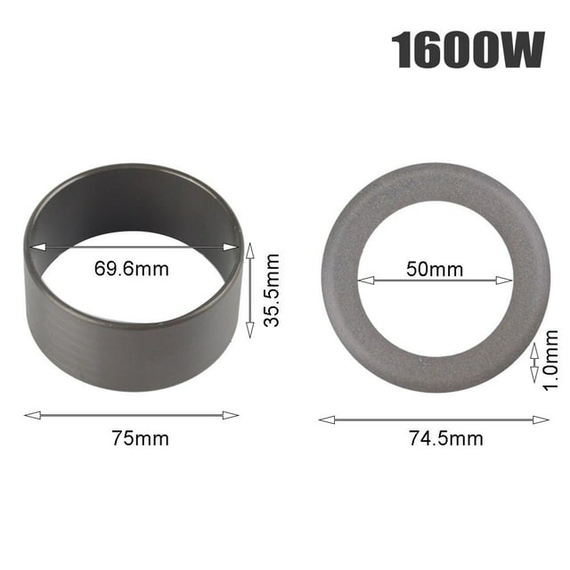 Vacuum Pump Oil-Free Mute Air Compressor Cylinder Sleeve Piston Cylinder Ring For 1600W