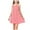 Red, variant on Girls Sleeveless Tank Dress Kids Summer Casual Crewneck Loose Beach Short Shirts Dresses