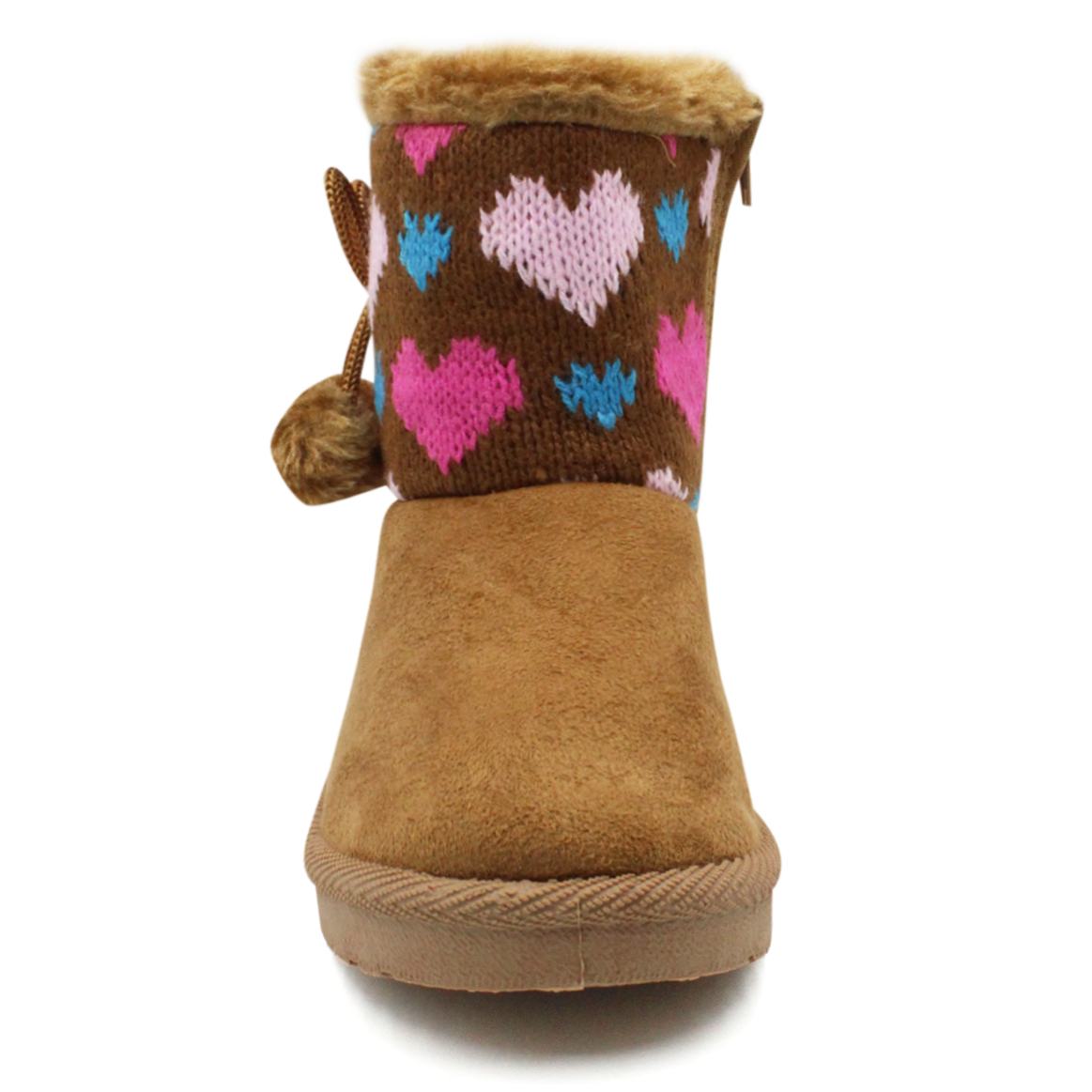 LAVRA Girls Classic Booties Faux Fur Lined Winter Snow Boots - image 2 of 6