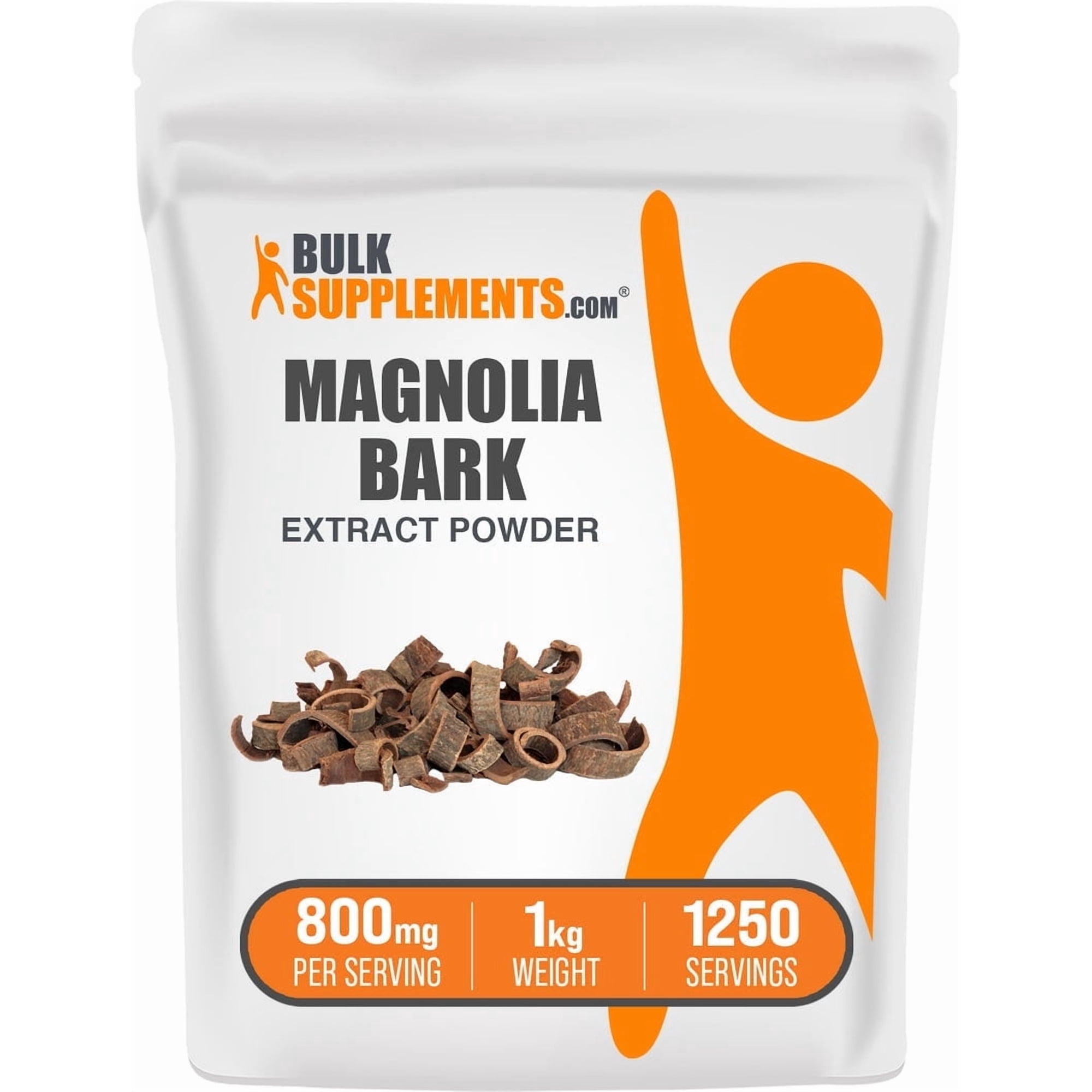 BulkSupplements Magnolia Extract Powder - 800mg per Serving - 1 Kilogram (2.2 lbs) - 1250 Servings