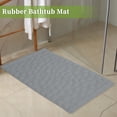 thumbnail image 7 of Unique Bargains Nonslip Bathtub Mat Bathtub Shower Mat Bath Mat with Suction Cups 31.50"x15.75" Grey, 7 of 7