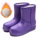 thumbnail image 1 of Botas Lluvia Ligeras Zapatos Plataforma Mujeres Impermeables Cómodas para El Invierno, 1 of 9