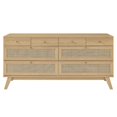 thumbnail image 5 of Dresser Drawer Chest, Brown Oak, Wood, Bedroom Living, Modern Contemporary HB35876, 5 of 8
