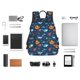 thumbnail image 4 of Balery Ocean Floor Animals Mochila ligera para hombre y mujer: duradera e impermeable, ideal para la escuela, el trabajo, viajes y uso diario., 4 of 7