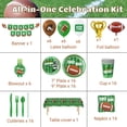 thumbnail image 3 of Football Party Decorations Super Game Bowl Party Decoration Set Includes Dinner Plates, Dessert Plates, Napkins, Cups, Banner and Football Tablecloth for Football Themed Party Decorations, Serve 16, 3 of 7