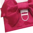 thumbnail image 6 of Classic Kimono Obi Japanese Sash Belt Robe Waistband Bow Floral Pattern  Red, 6 of 6