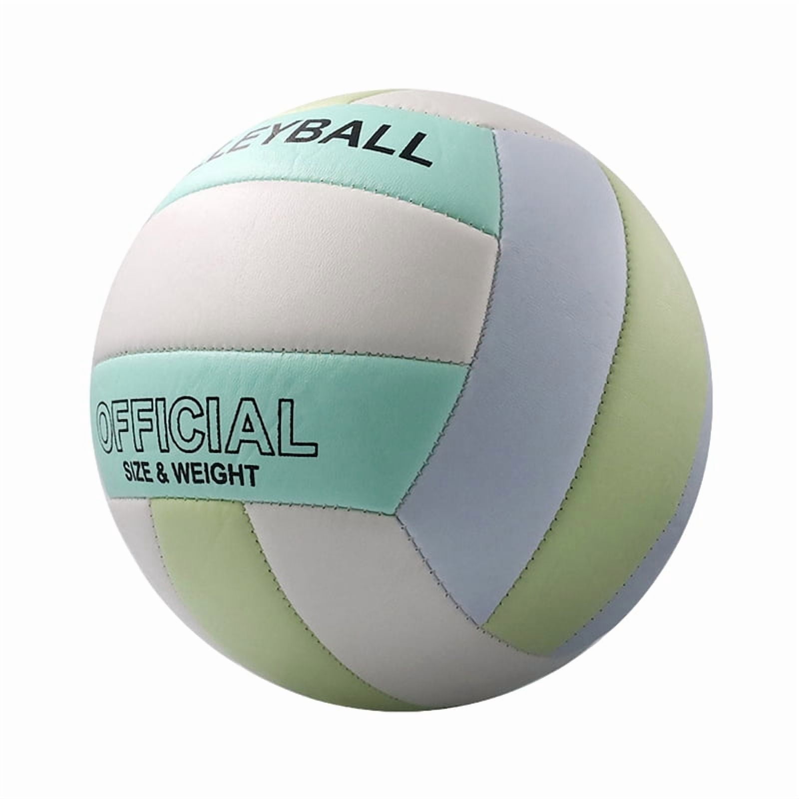 Macaron Volleyball Official Size No.5 PVC/PU 2.7mm thickness Machine Sewing Soft Beach Air Volleyball Professional Match Balls