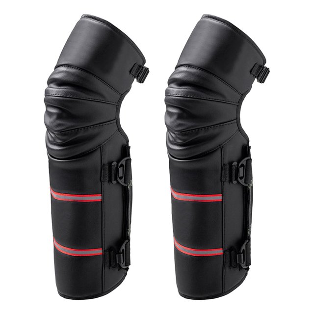 2 uds rodilleras de invierno motocicletas polainas monopatín Motocross esquí Longitud Cola Rodilleras