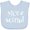 AE-Light Blue, variant on Inktastic Nicu Graduate New Baby Cute Boys or Girls Baby Bib