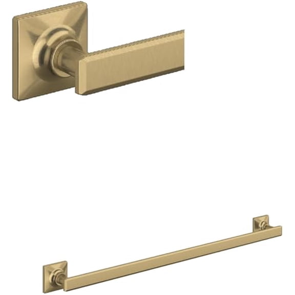 Rohl Apothecary 24" Towel Bar in Antique Gold - AP25WTB24AG