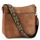 thumbnail image 1 of Bolsos bandolera BOSTANTEN Trendy de cuero vegano, color marrón, 1 of 8