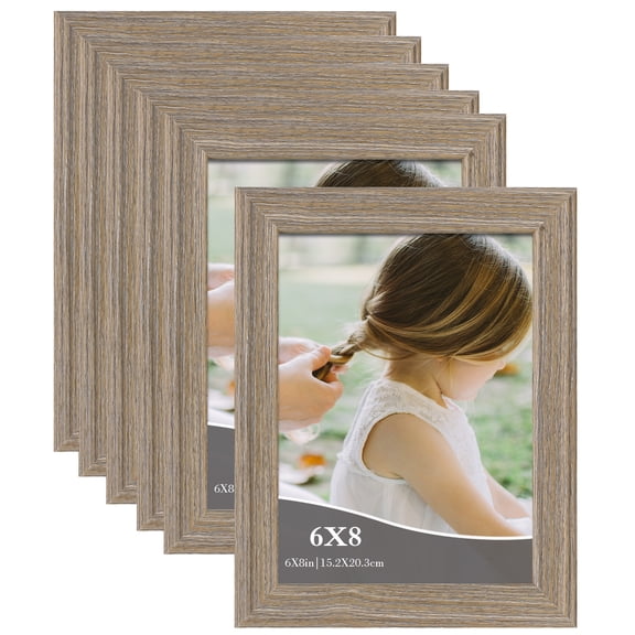 Joveco 7.6*9.6 Photo Frame for Tabletop or Wall Diaplay Home Decor Pack of 6