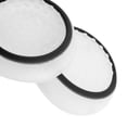 thumbnail image 2 of Tholdsy Tapa de joystick noctilucente de silicona, cubierta de palancas de mando para P3/P4/ 360/ONE Videojuegos y accesorios negro + blanco, 2 of 5