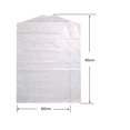 thumbnail image 5 of Paquete de 100 bolsas para ropa transparente, funda antipolvo para ropa, ropa colgante a prueba de polvo, funda para chaqueta, para tintorería, almacenamiento en el hogar, armario de almacenamiento de, 5 of 5