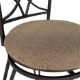 thumbnail image 4 of Home Square 2-Piece Furniture 24" Metal Counter Stool Set in Dark Brown, 4 of 10
