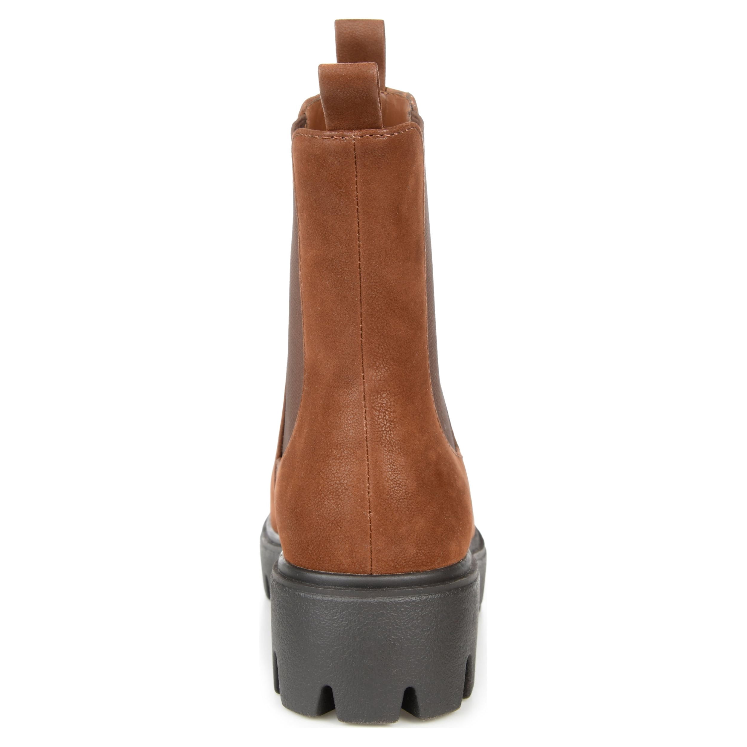 Journee Womens Ivette Pull On Block Heel Booties