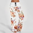 thumbnail image 1 of WILLBEST Pantalones Casuales de Cintura Alta Para Mujer, Cintura Elástica, Corte Holgado, Pantalones de Yoga Con Bolsillos, Pantalones Largos Estampados Elegantes, Cómodos Para Uso Diario 195 Grande, 1 of 5
