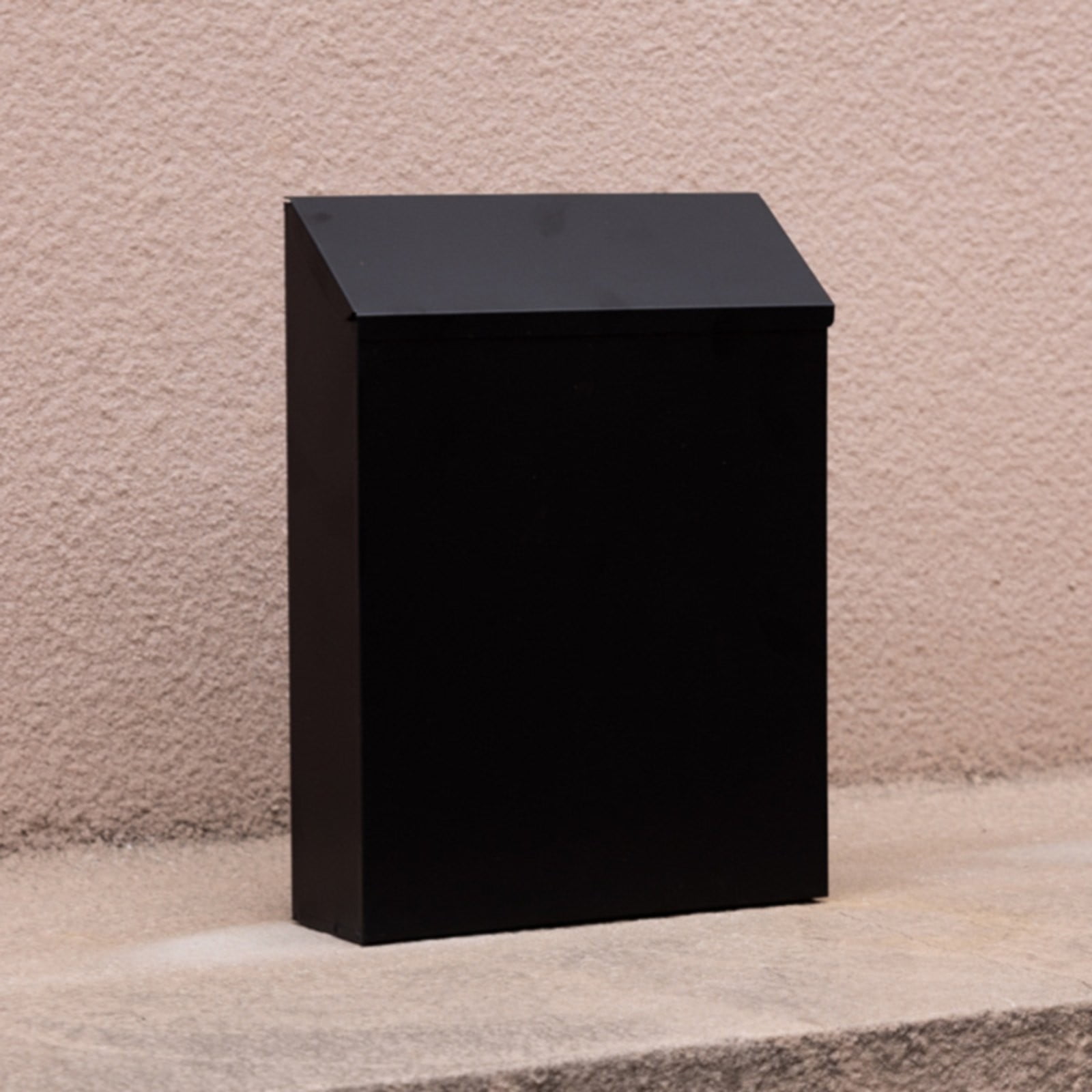SUSHANG Weatherproof Wall Mounted Mailbox, Wall-Mount Mailbox for House,Large Capacity Mail Box,Galvanized Steel Rust-Proof Metal Post Box,Mailboxes for Outside,11.4"x2.5"x8.6"