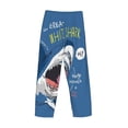 thumbnail image 6 of Balery Great White Shark print Men's Pajama Pants,Ultra Lightweight Pjs,Lounge Pant-Small, 6 of 9