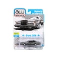 thumbnail image 3 of 1979 Lincoln Continental Lowrider Silver Metallic with Lowrider Graphics "Luxury Cruisers" Series 1/64 Diecast Model Car by Auto World, 3 of 3