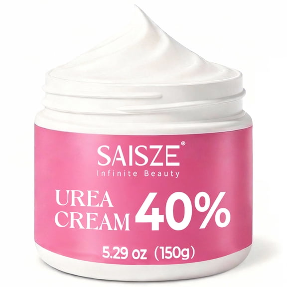 SAISZE 40% Urea Foot Cream, Deep Moisturizing Callus Softening Cream for Dry Rough Feet & Hands, 5.3 oz