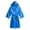 ZC-Blue-kids satin robe, variant on Frostluinai Silk Robes for Short Kimono Robes 2-14Y Solid 3/4 Sleeve Knee Length Bathrobes for Spa Wedding Birthday Party