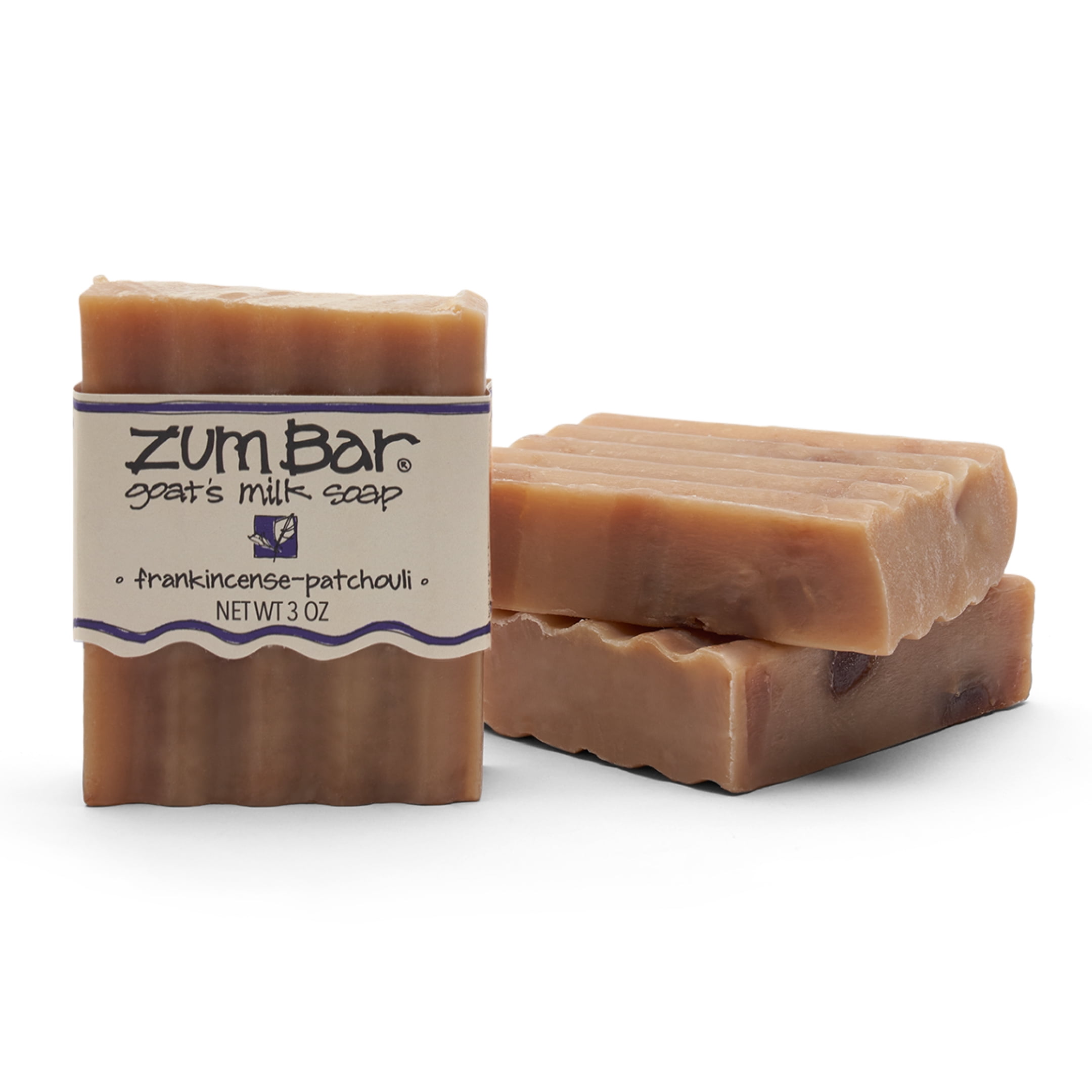 Zum Bar Goat's Milk Soap FrankincensePatchouli 3 oz (3 Pack