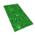 thumbnail image 2 of Kll Green Glitter Ultra Absorbent & Soft Hand Towels For Bath, Hand, Face, Gym And Spa-27.5x16in, 2 of 9
