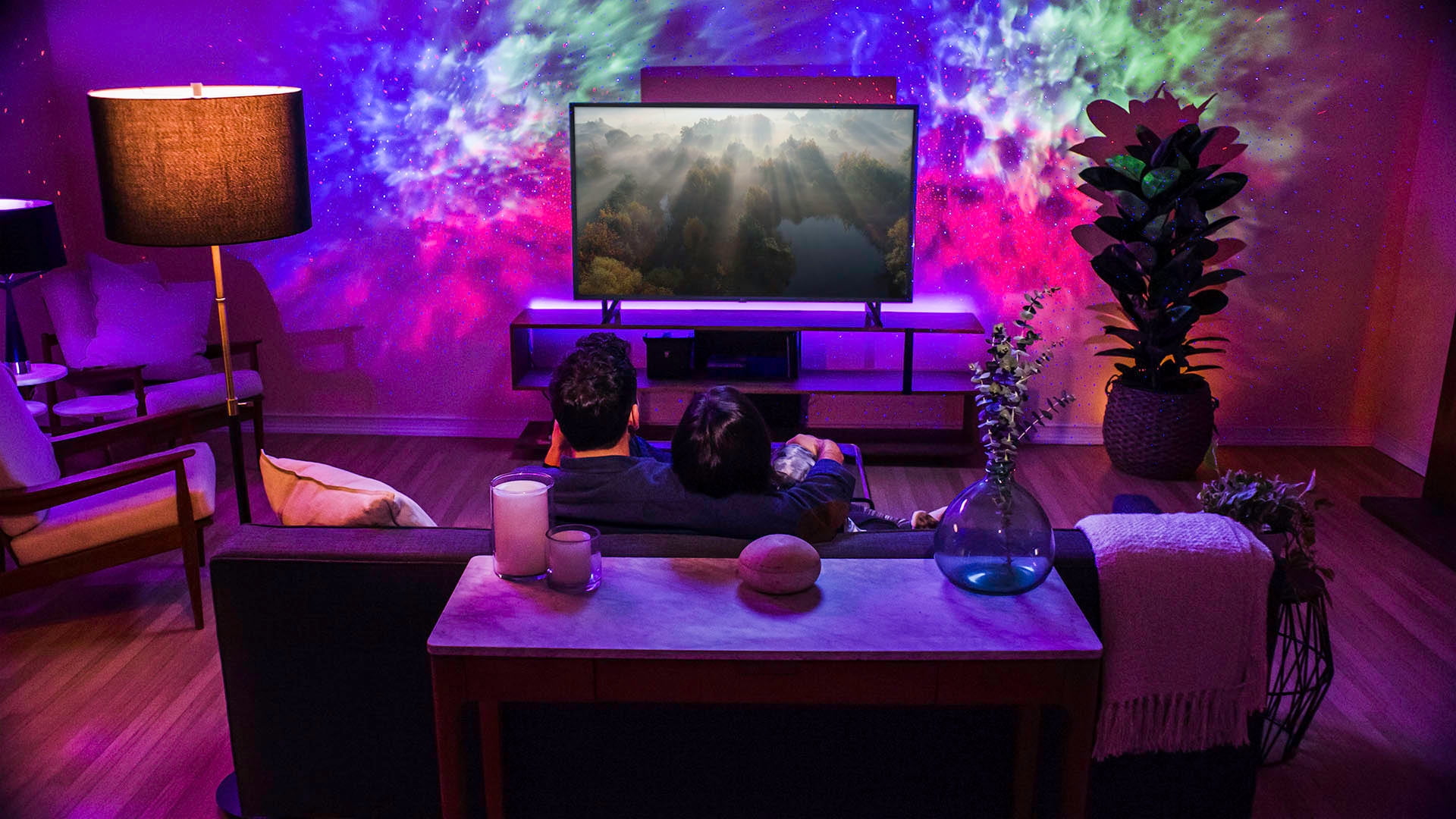 RGB LED Laser Star Projector, Galaxy 