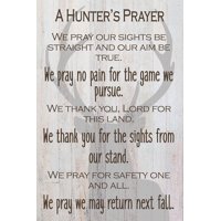 A Hunters Prayer Poster Print by Allen Kimberly (12 x 18)